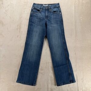 Wrangler Retro Relaxed Boot Jeans Kids 11 Slim Blue Excellent Stretch Denim